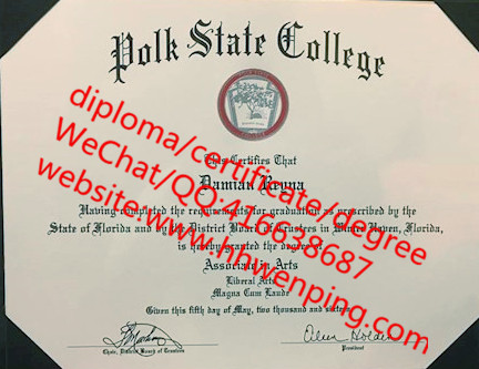 美国波尔克州立学院毕业证 Polk State College diploma