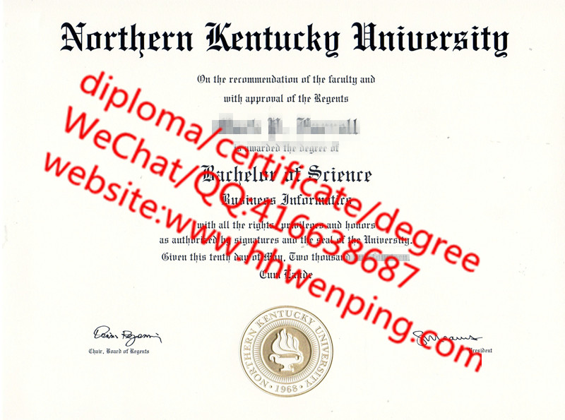 美国北肯塔基大学毕业证(North Kentucky University)degree