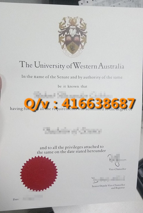 The University of Western Australia  Diploma 西澳大学毕业证咨询