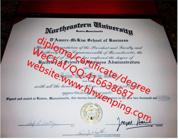 美国东北大学毕业证Northeastern University Diploma