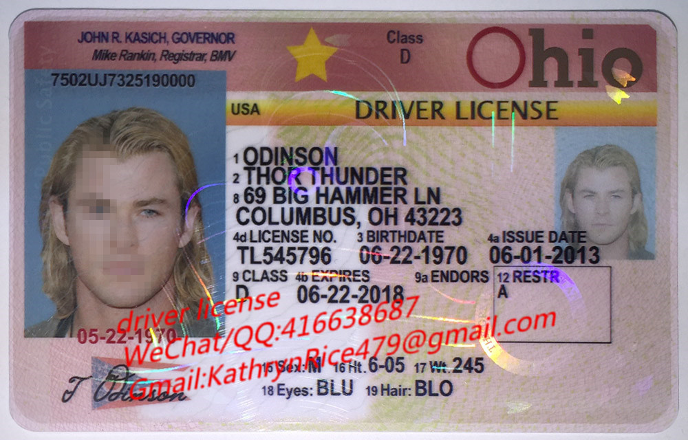 美国俄亥俄州驾照 USA Driver License