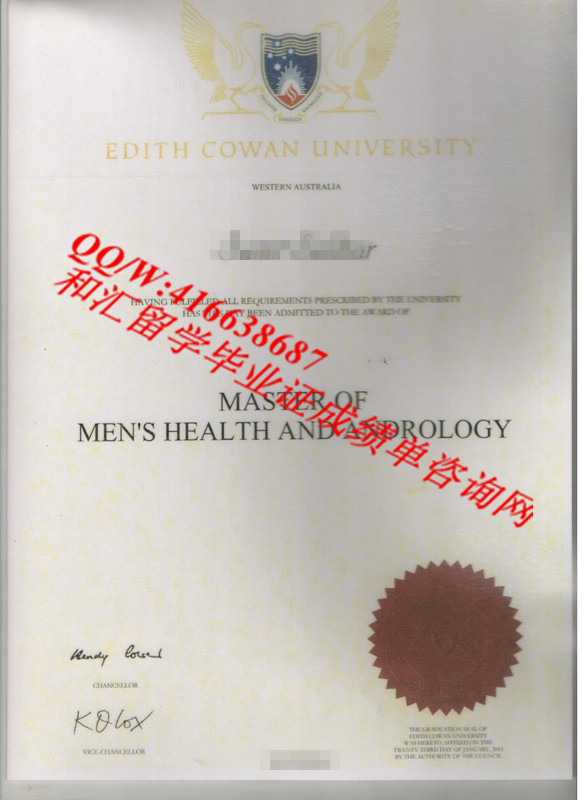 Edith Cowan Universit Diploma 澳大利亚埃迪斯科文大学毕业证咨询服务