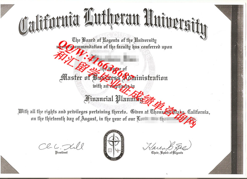 California Lutheran University diploma 加利福尼亚路德大学留学毕业证咨询服务