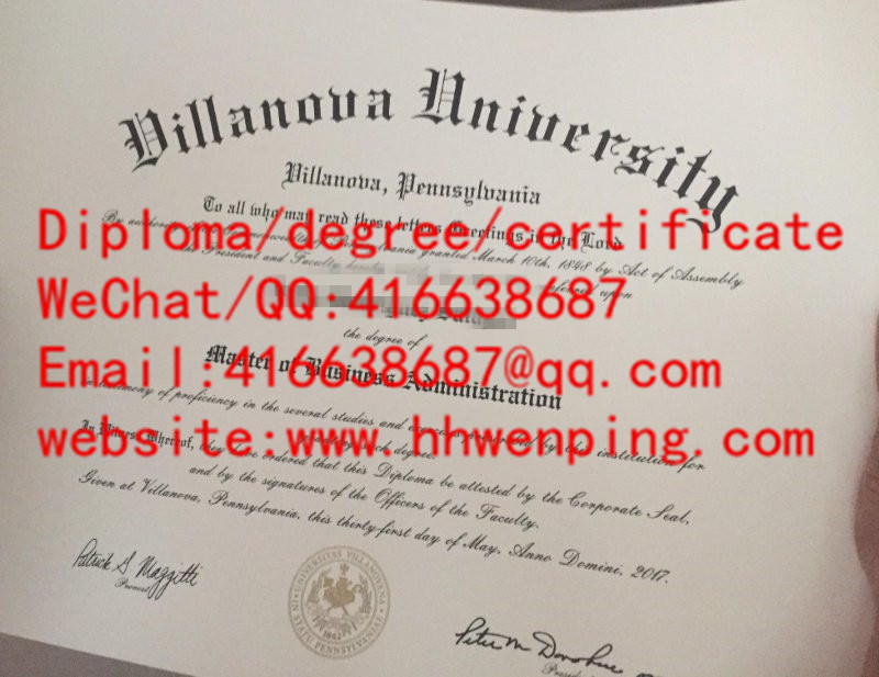美国维拉诺瓦大学毕业证Villanova University degree