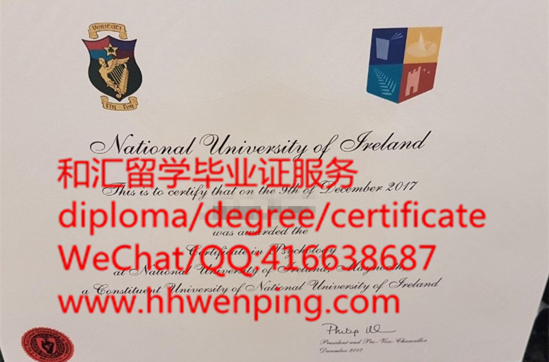 最新爱尔兰国立梅努斯大学毕业证National University of Ireland，Maynooth diploma