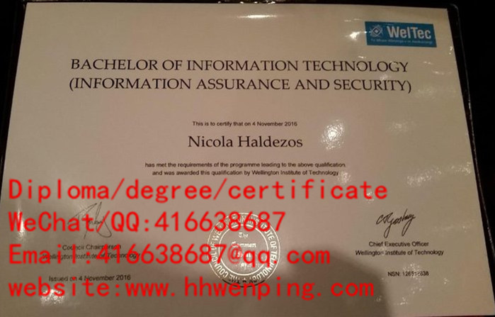 新西兰惠灵顿理工学院毕业证Wellington Institute of Technology（WelTec） diploma