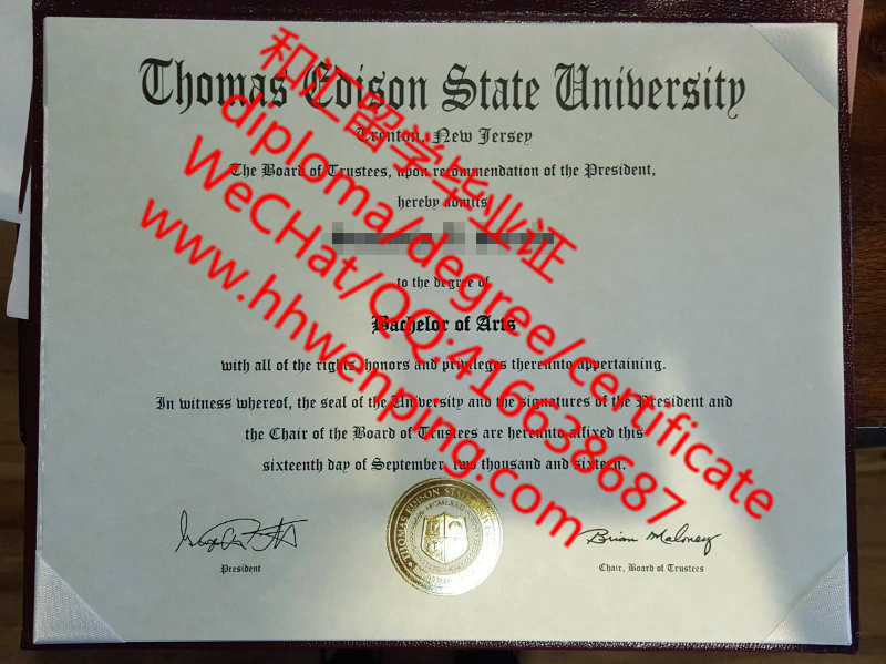 美国托马斯爱迪生州立大学毕业证thomas edison state university degree