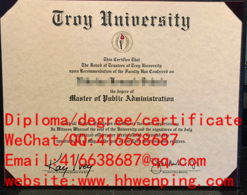 Troy University degree美国特洛伊大学毕业证书