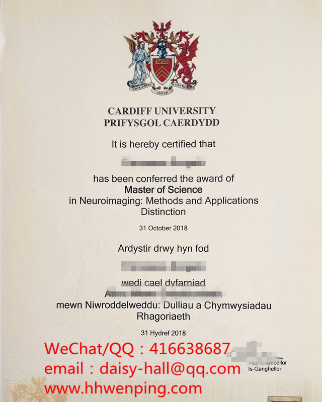 Cardiff university degree certificate英国卡迪夫大学毕业证