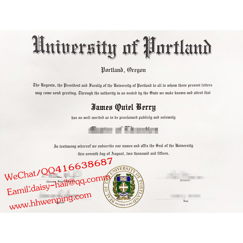 波特兰大学毕业证University of Portland(UP) diploma