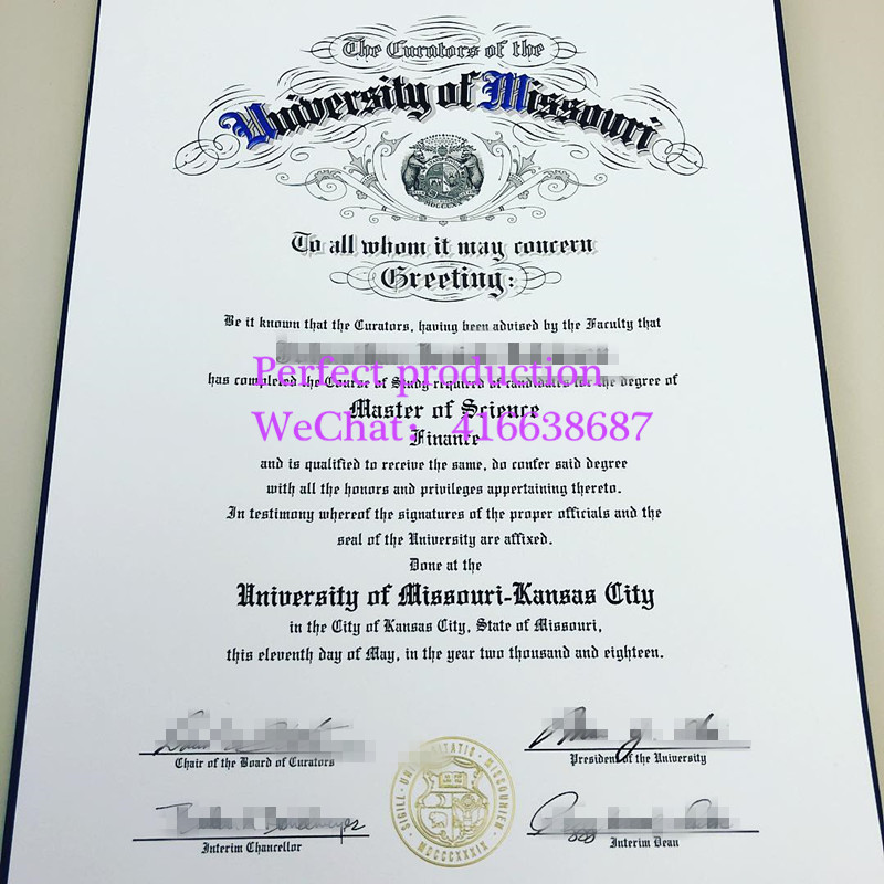 密苏里大学堪萨斯城分校硕士学位University of Missouri at Kansas City(UMKC) degree