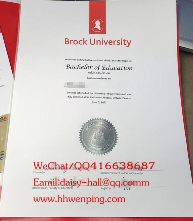 brock university diploma加拿大布鲁克大学毕业证