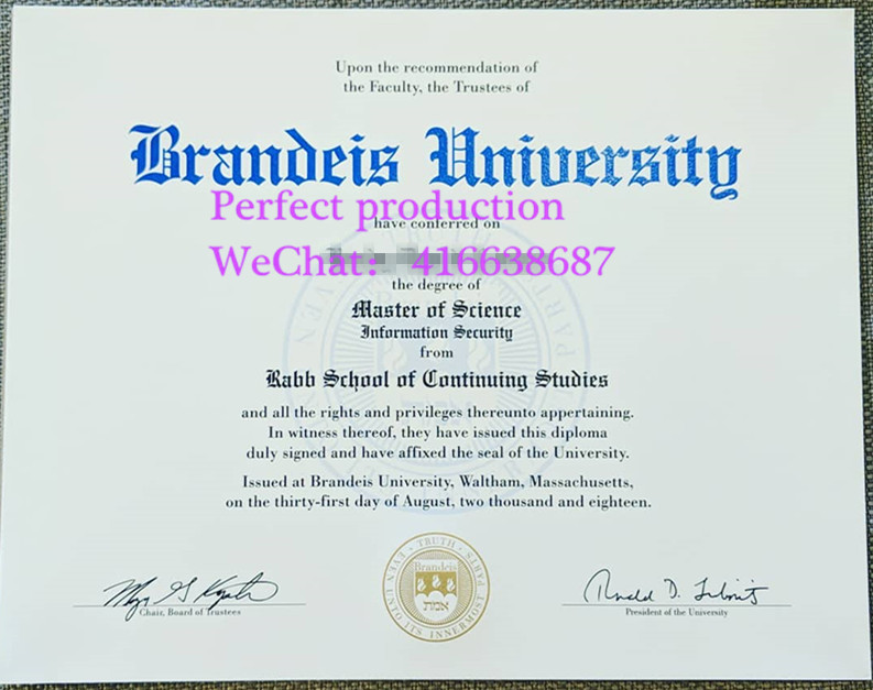 布兰迪斯大学硕士学位Brandeis University master's degree