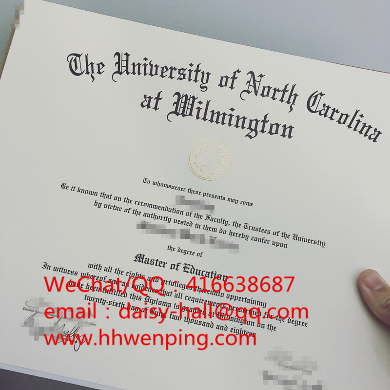 the university of north carolina degree certificate北卡罗来纳大学毕业证书