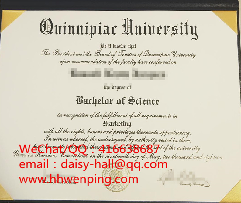 quinnipiac university diploma昆尼皮亚克大学毕业证