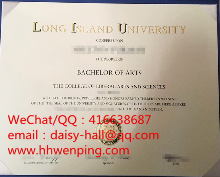 long island university bachelor degree 长岛大学毕业证书