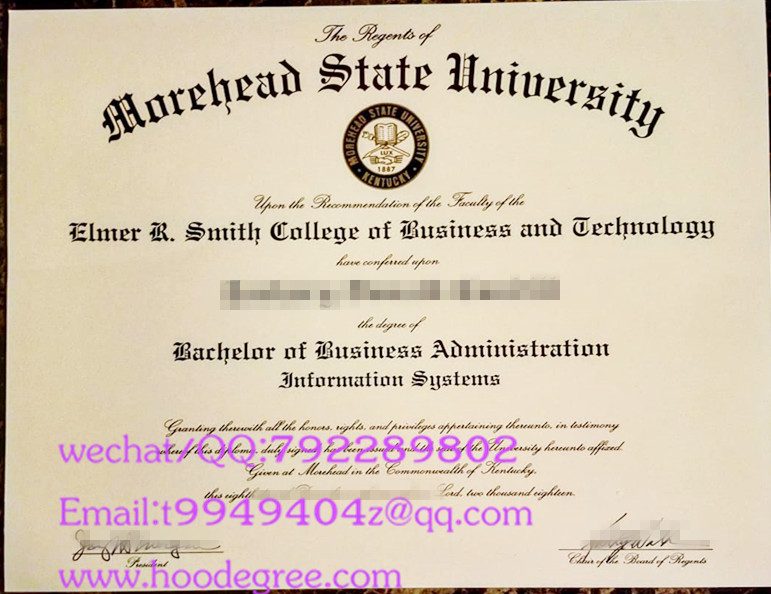 morehead state university degree certificate摩海德州立大学毕业证书